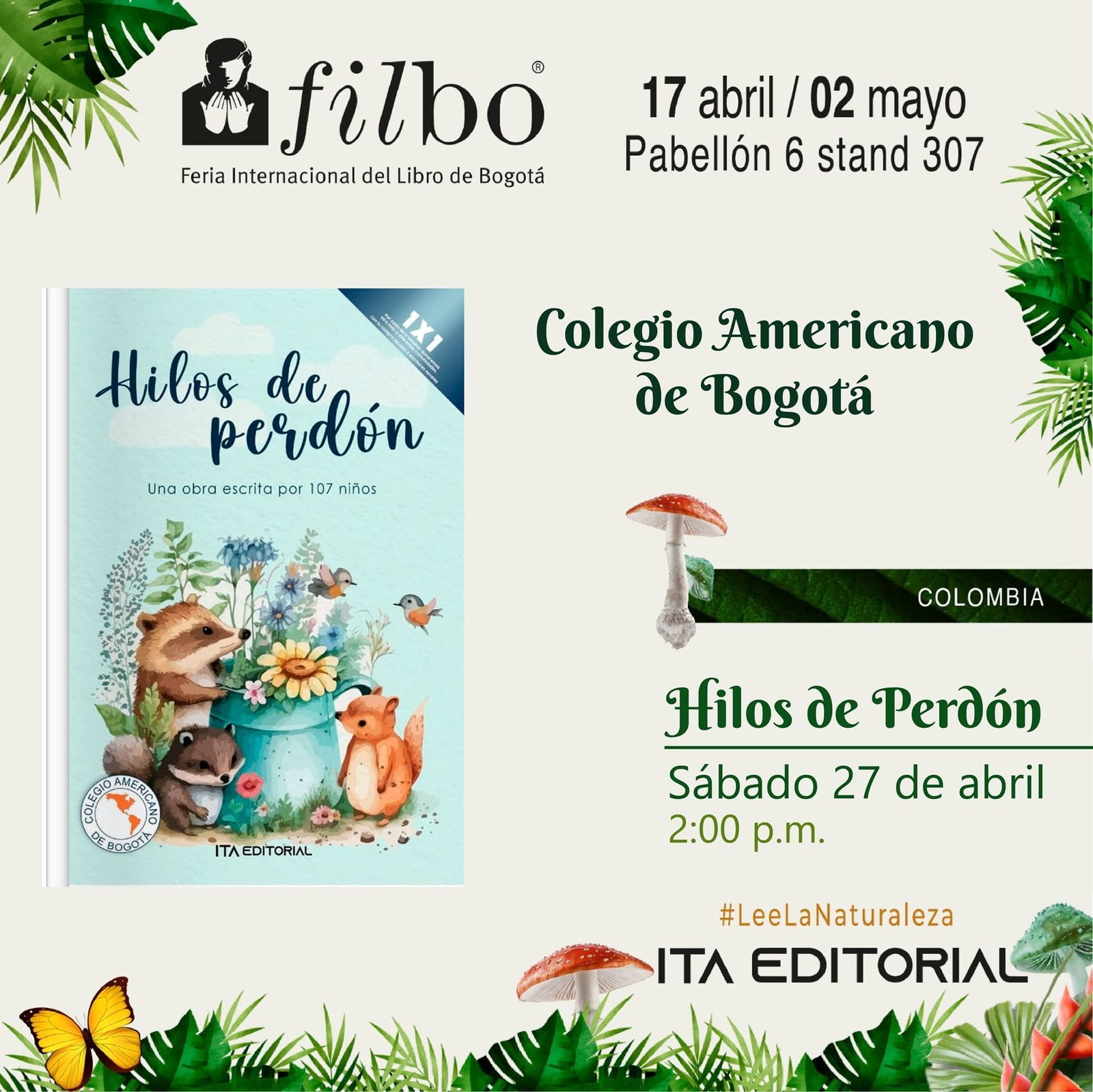 Colegio Americano de Bogotá en la Feria del Libro 2024: Presentación de "Hilos de Perdón"