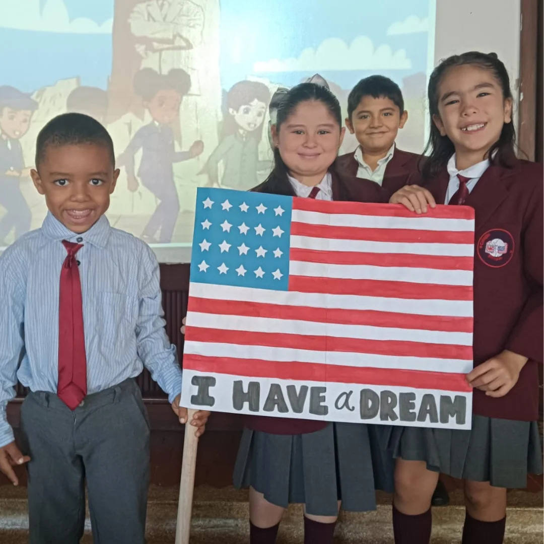Celebración del Día de Martin Luther King Jr en el Colegio Bilingüe Anglo Americano de Cali