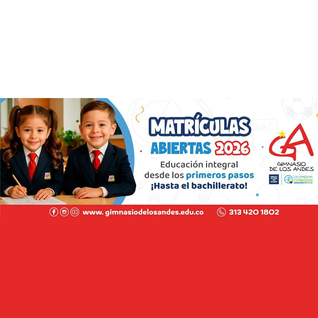 Matrículas abiertas 2026 en el Gimnasio de los Andes de Ubaté