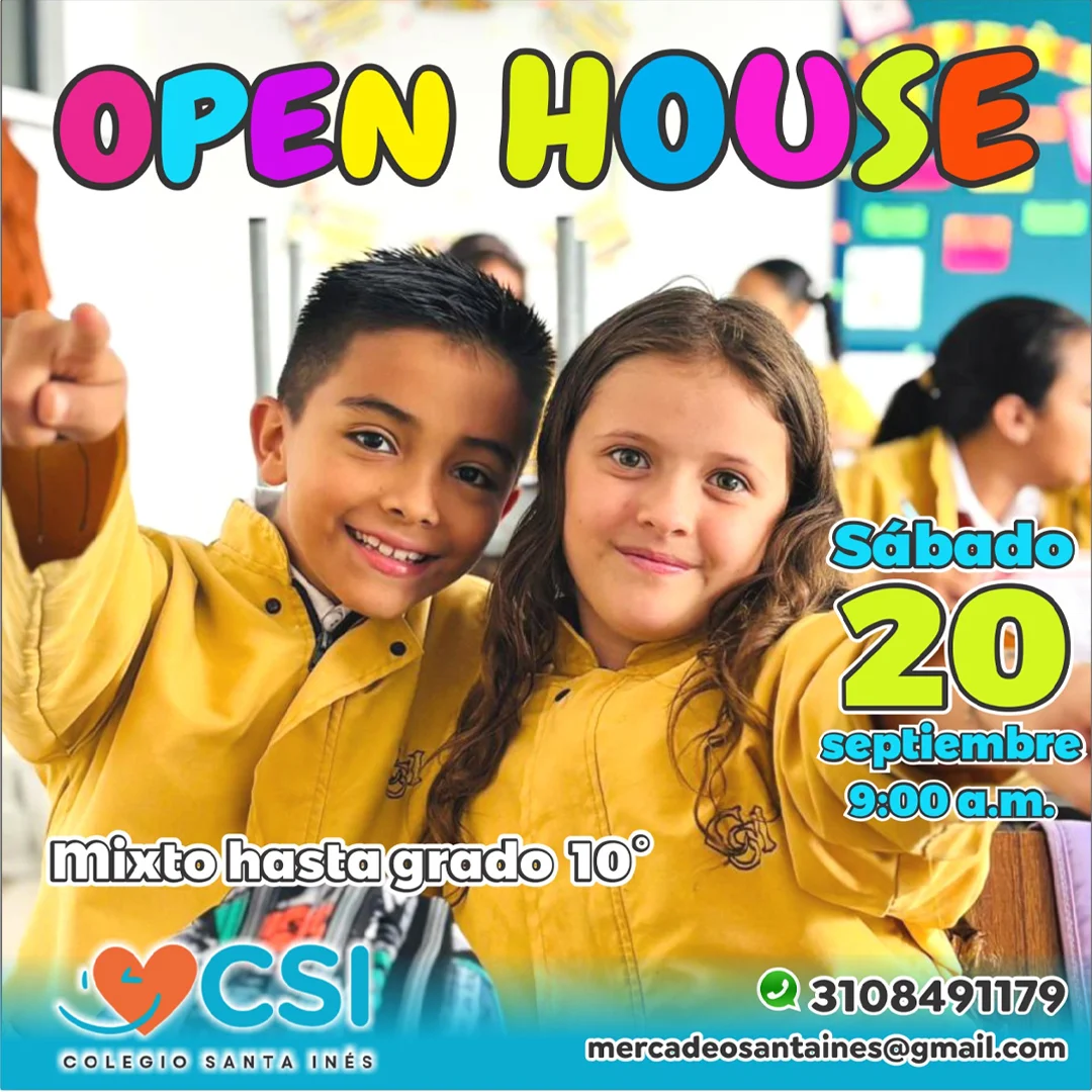 Participa en el Open house de septiembre del Colegio Santa Inés de Manizales