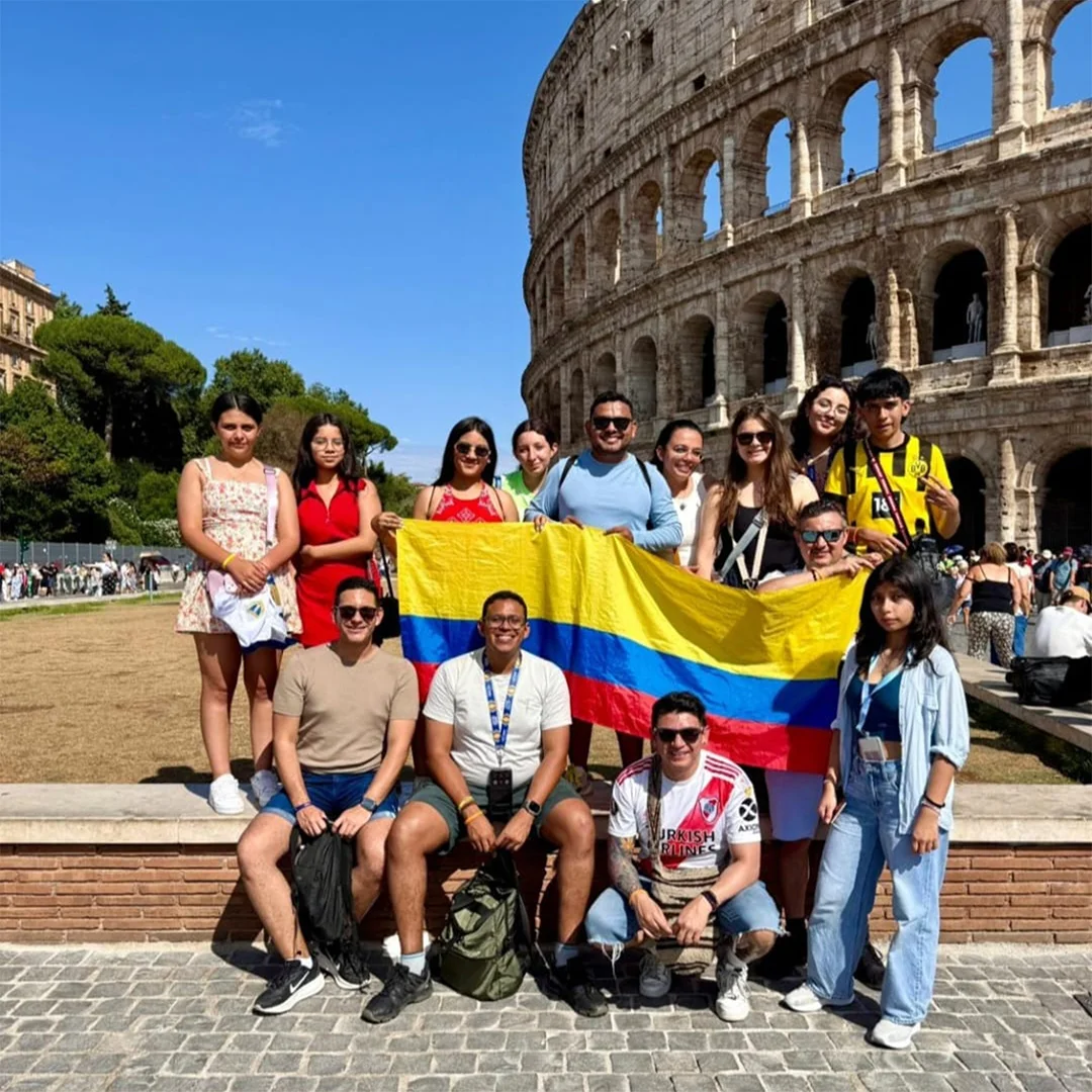 Jubileo de los jóvenes en Roma con el Liceo Hermano Miguel La Salle de Bogotá