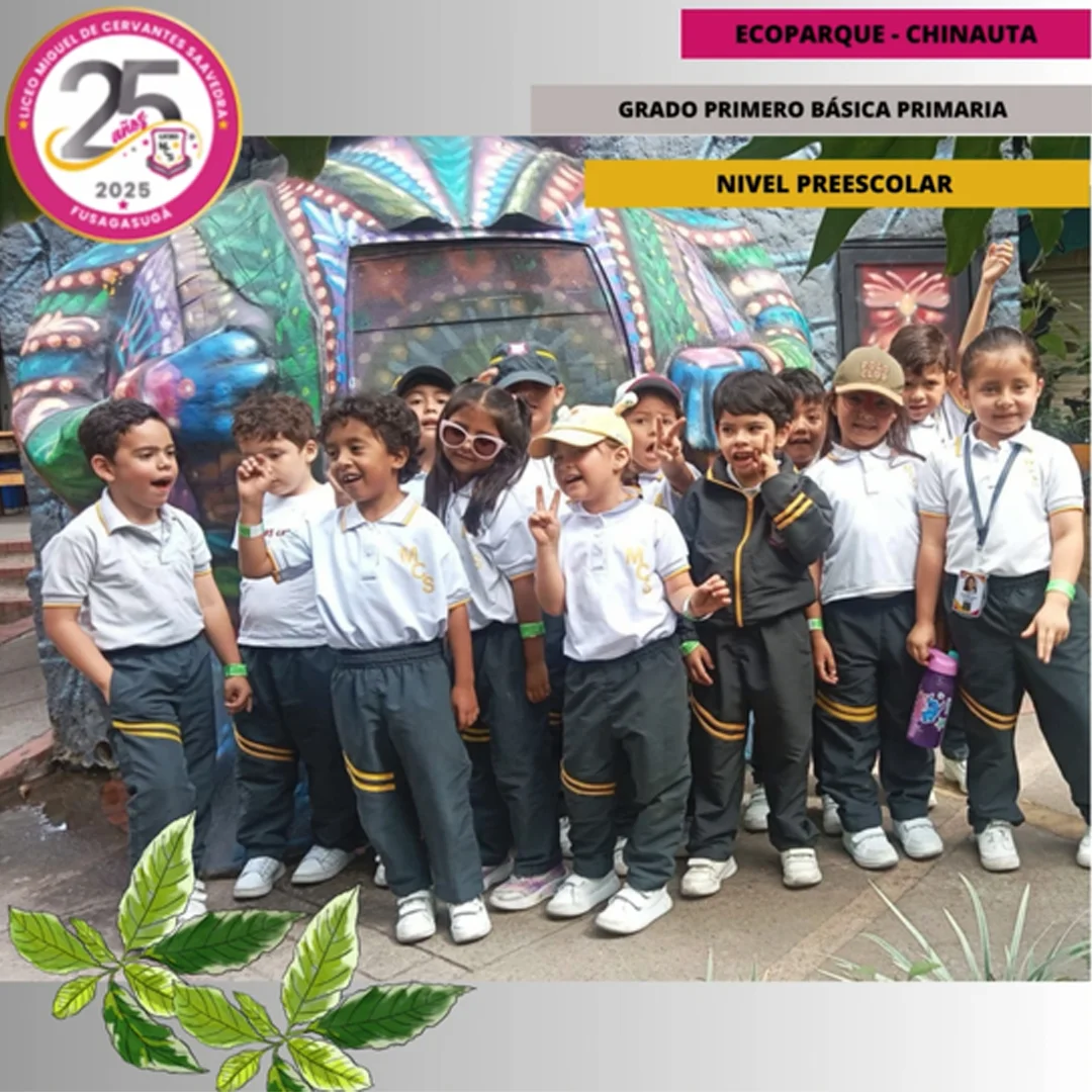 Salida pedagógica del Liceo Miguel de Cervantes Saavedra de Fusagasugá