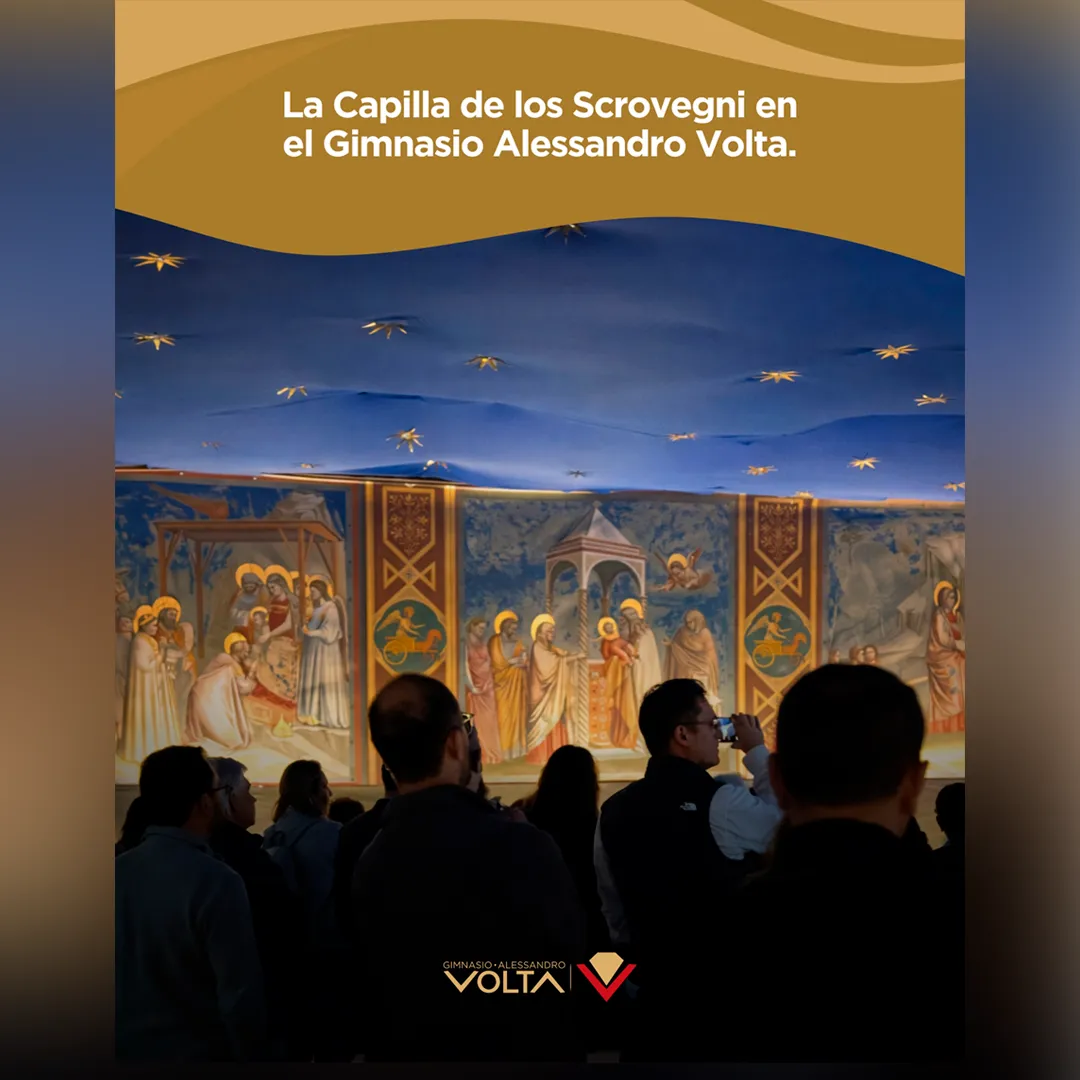 Giotto y el método Volta en el Gimnasio Alessandro Volta de Bogotá