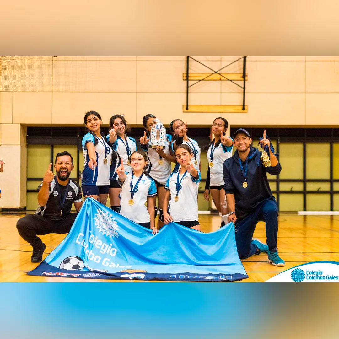 Colegio Colombo Gales Bogotá gana la Copa UNCOLI de voleibol infantil femenino