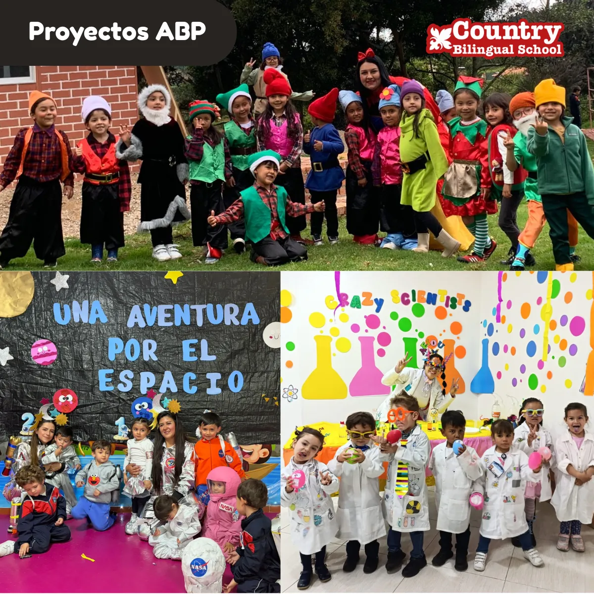 Country Bilingual School Tunja: Aprendizaje basado en proyectos en Preschool